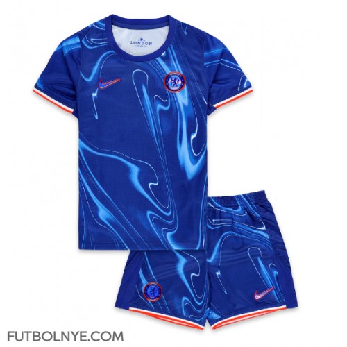 Camiseta Chelsea Primera Equipación para niños 2024-25 manga corta (+ pantalones cortos)